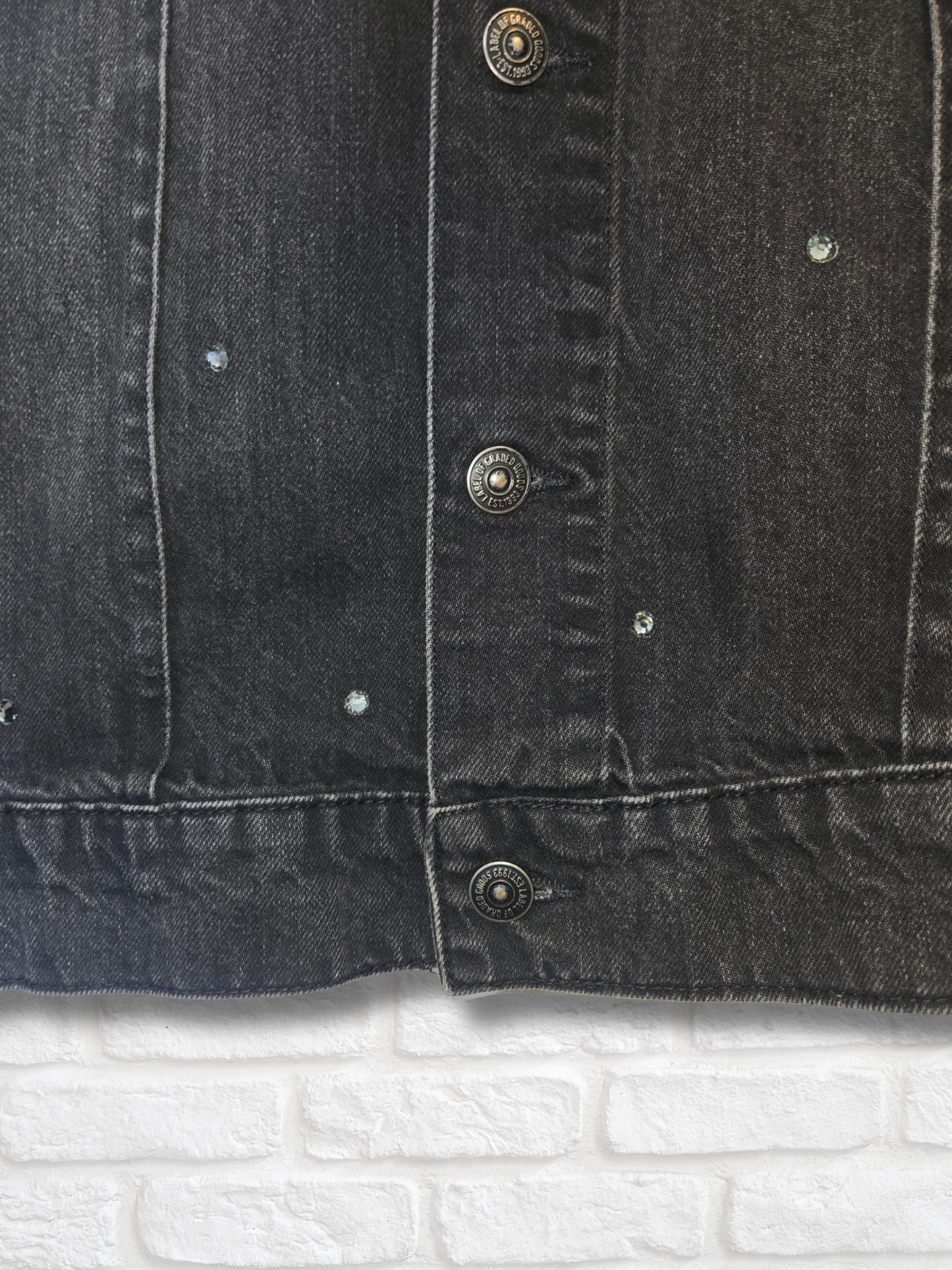 Philadelphia Eagles Oversized Denim Jacket - XL