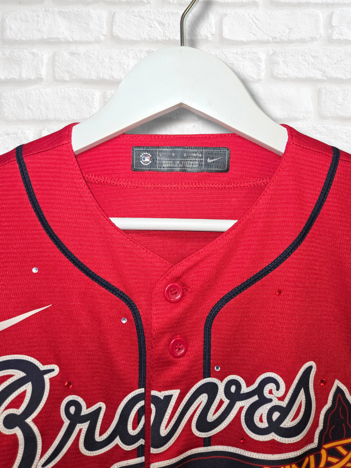 Atlanta Braves Crop Jersey- Small
