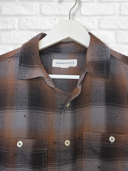 San Diego Padres Crop Flannel- Small