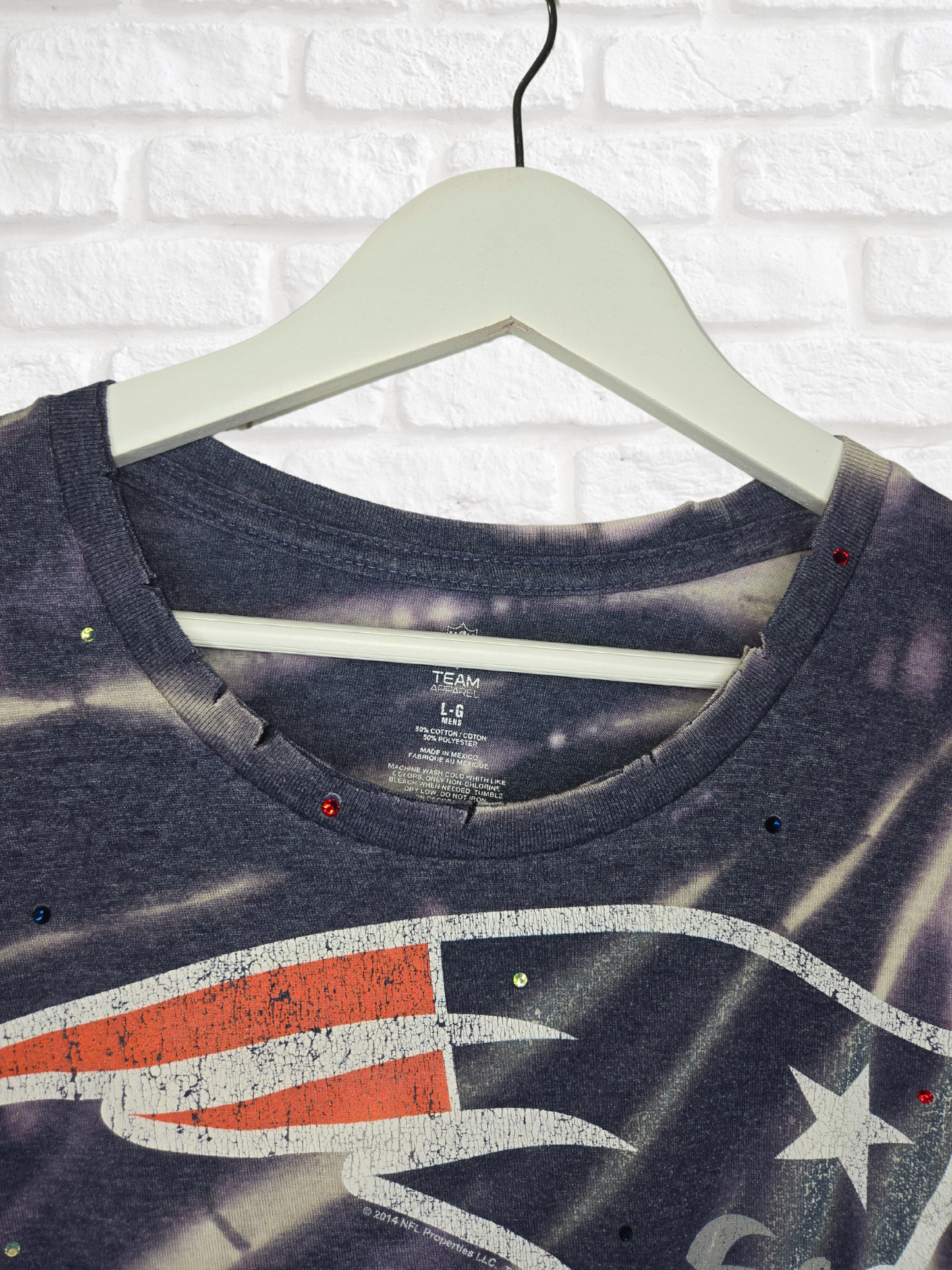 New England Patriots Crop Top