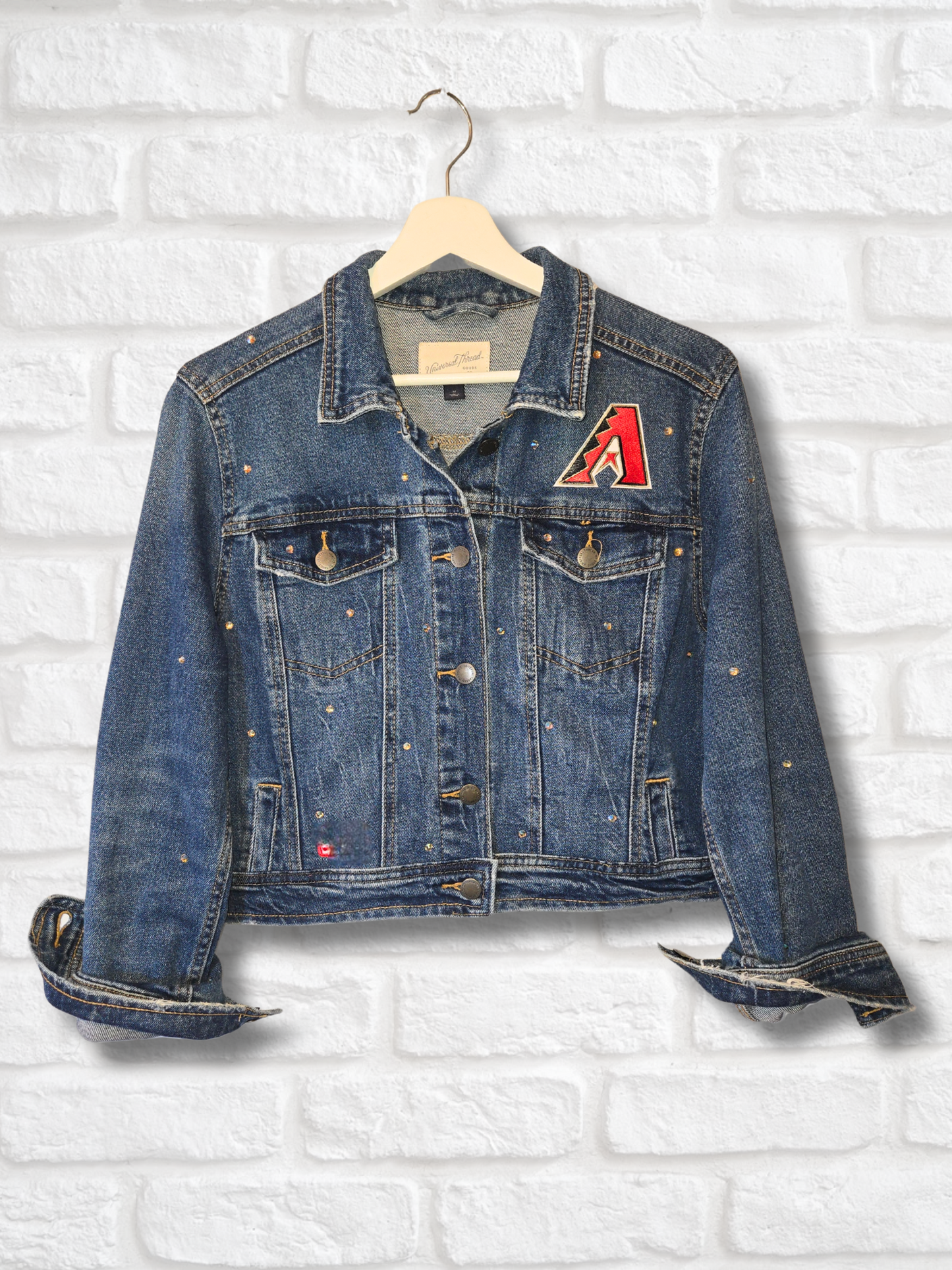 Arizona Diamondbacks Rhinestone Crop Jacket