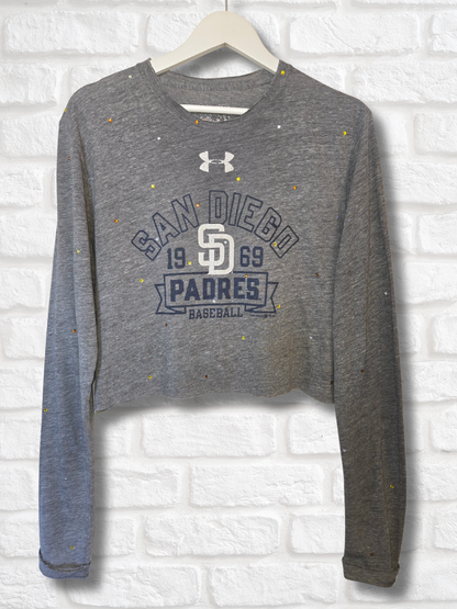 San Diego Padres Crop Top - Large