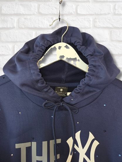 New York Yankees Crop Hoodie - S/M