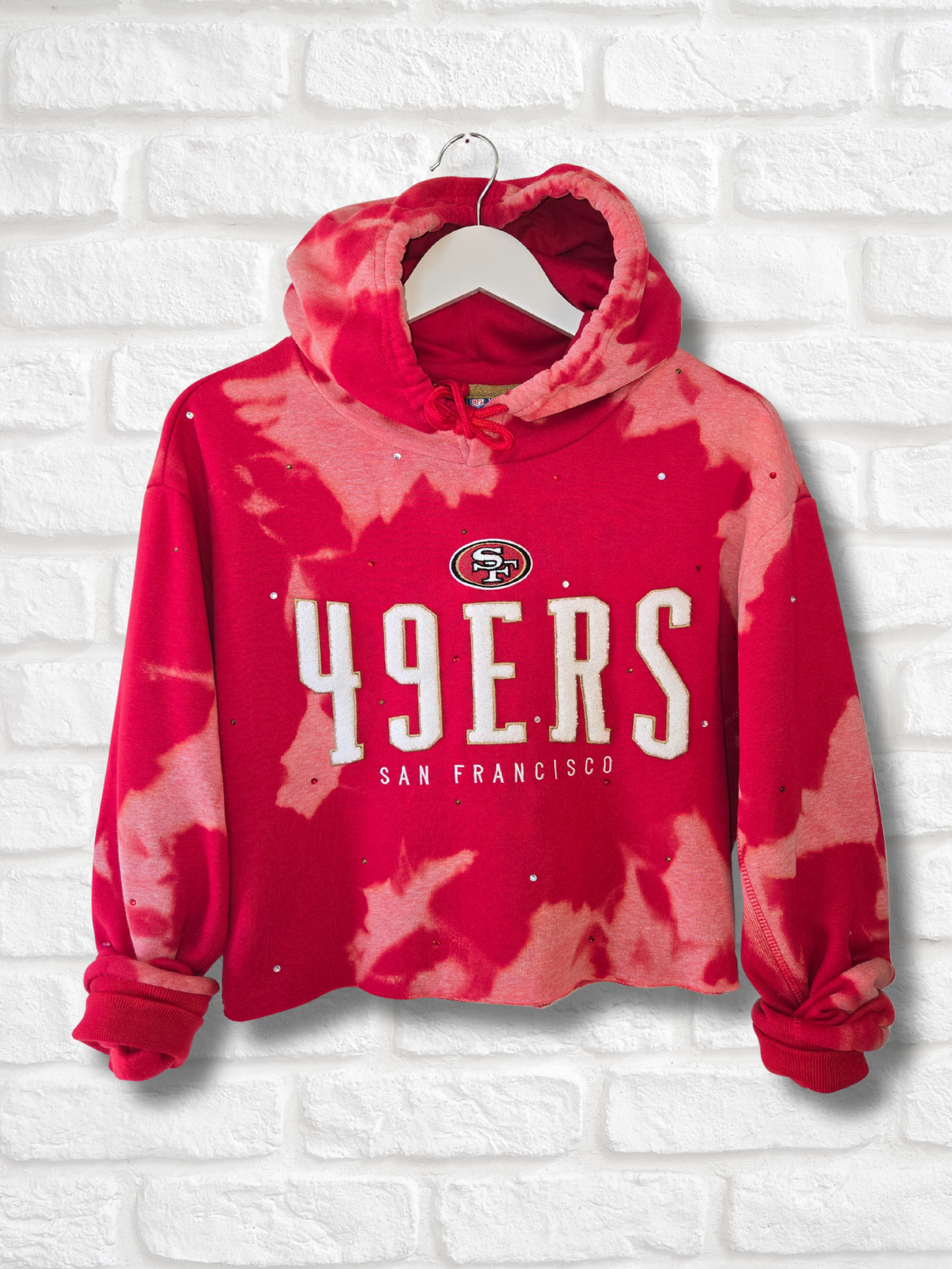 San Francisco 49ers Crop Hoodie