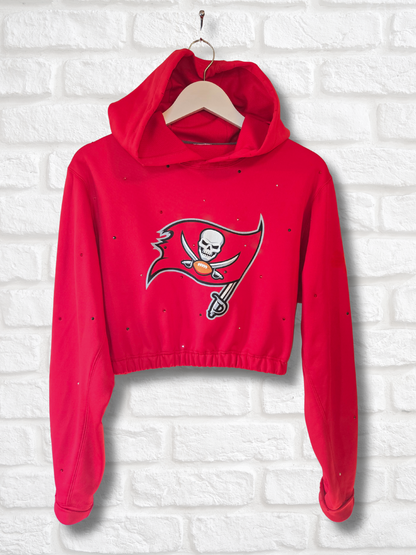 Tampa Bay Buccaneers Crop Hoodie