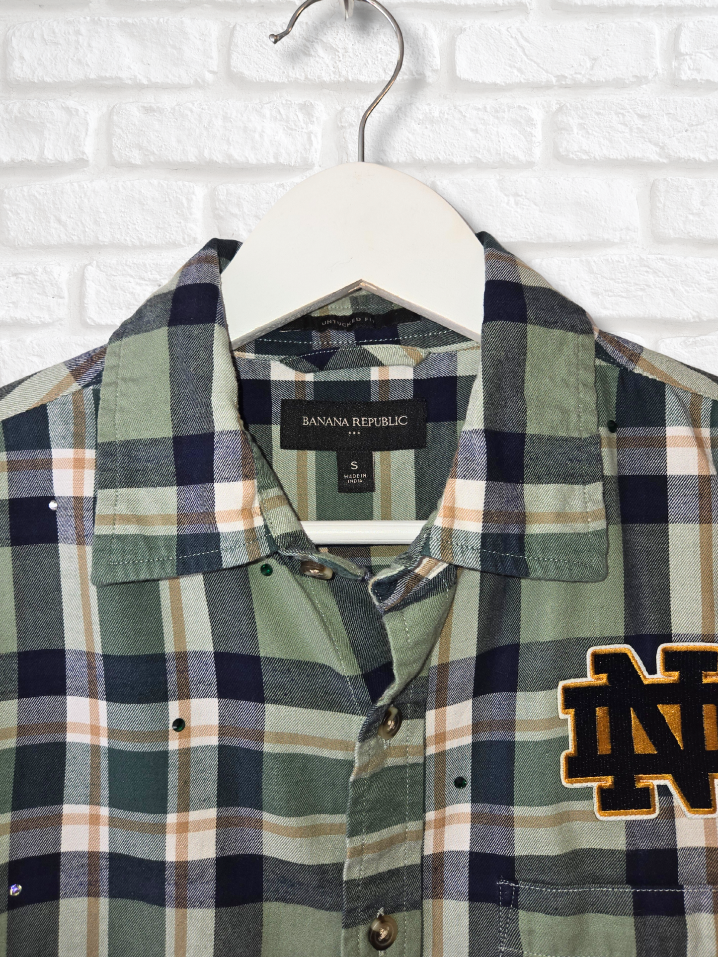 Notre Dame Crop Flannel