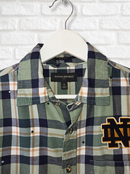 Notre Dame Crop Flannel