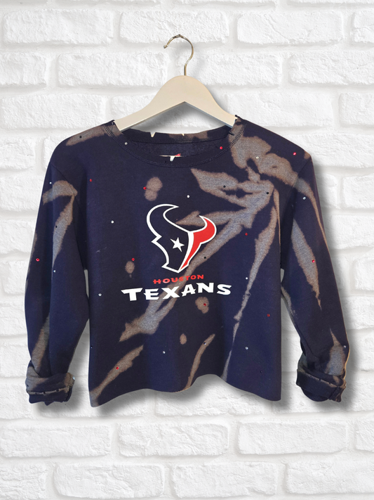 Houston Texans Crop Sweatshirt