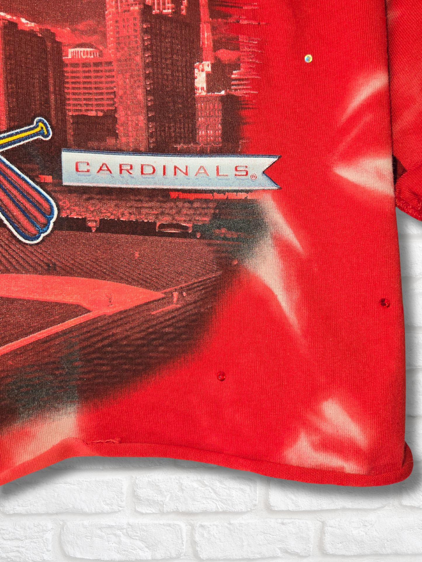 St Louis Cardinals Crop Top- Large
