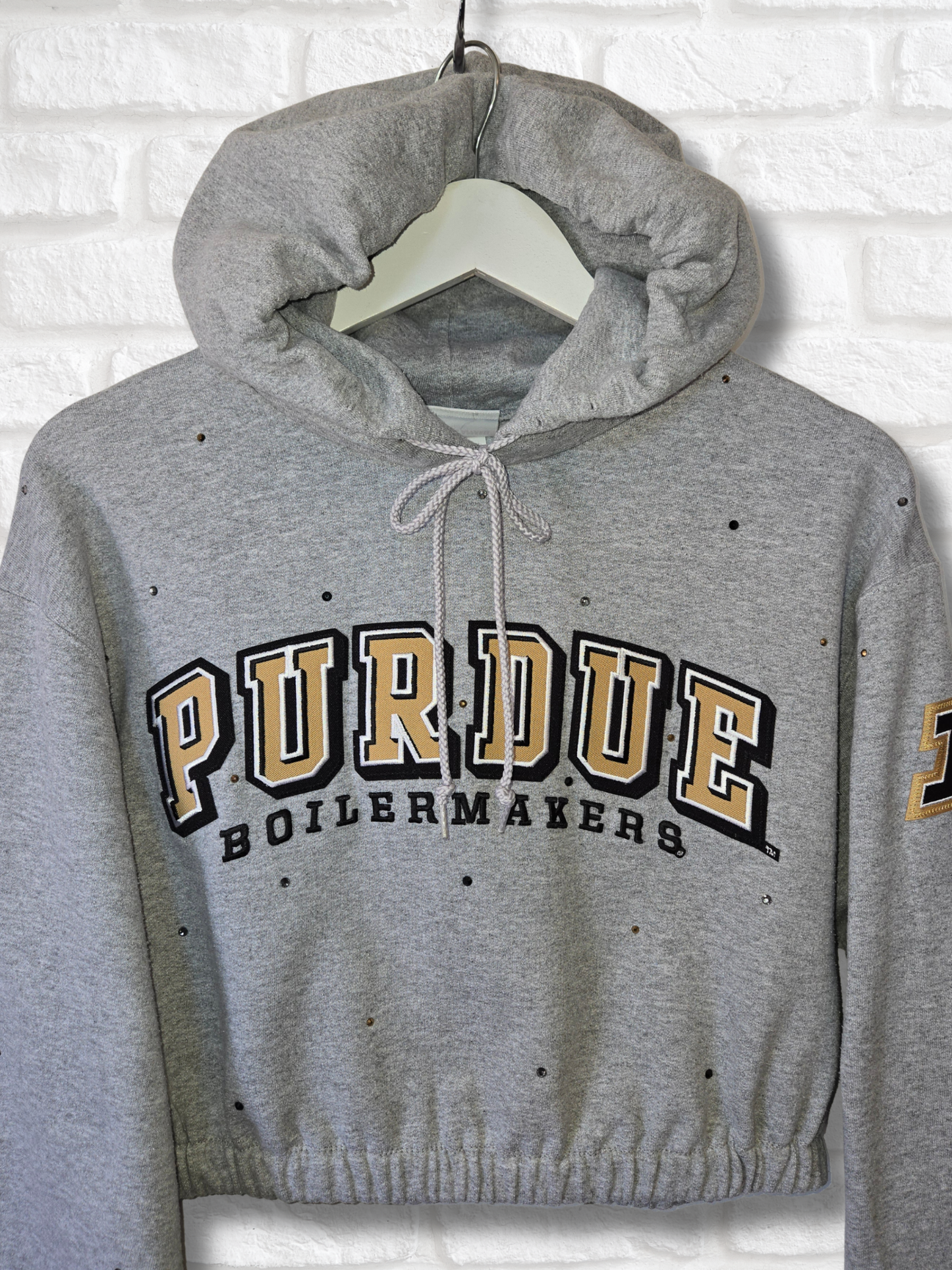 Purdue Boilermakers Cropped Hoodie