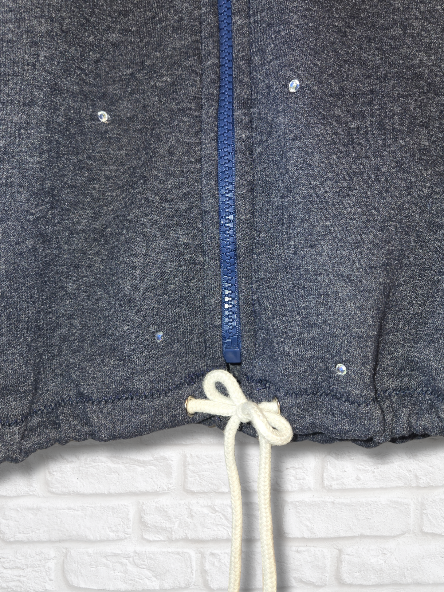 Buffalo Sabers Crop Zip-Up Sweatshirt - Medium/Large