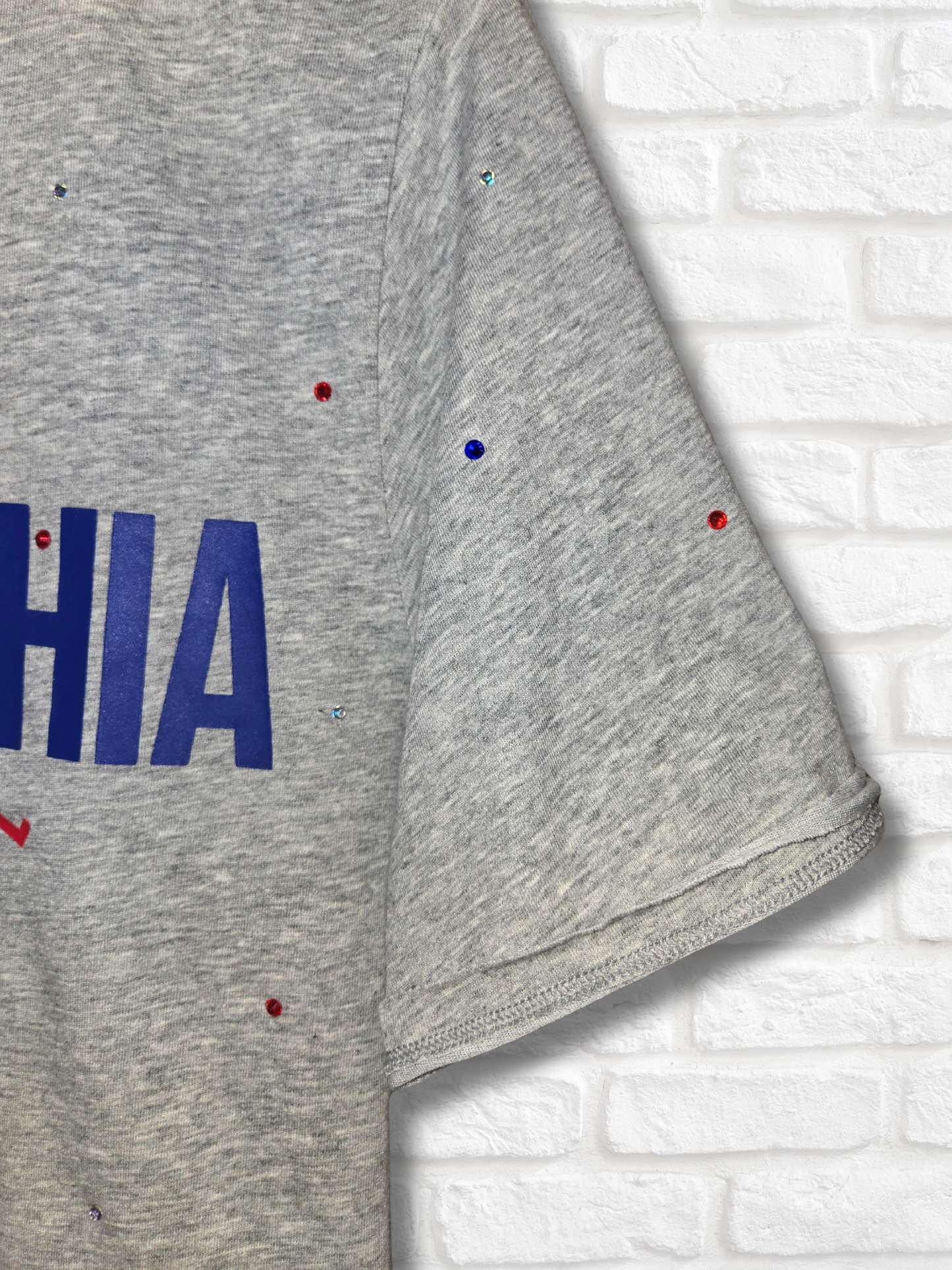 Philadelphia 76ers Crop Top - Medium