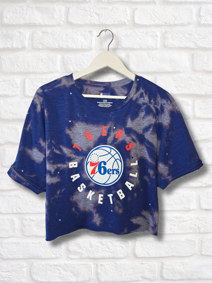 Philadelphia 76ers Crop Top  - Large