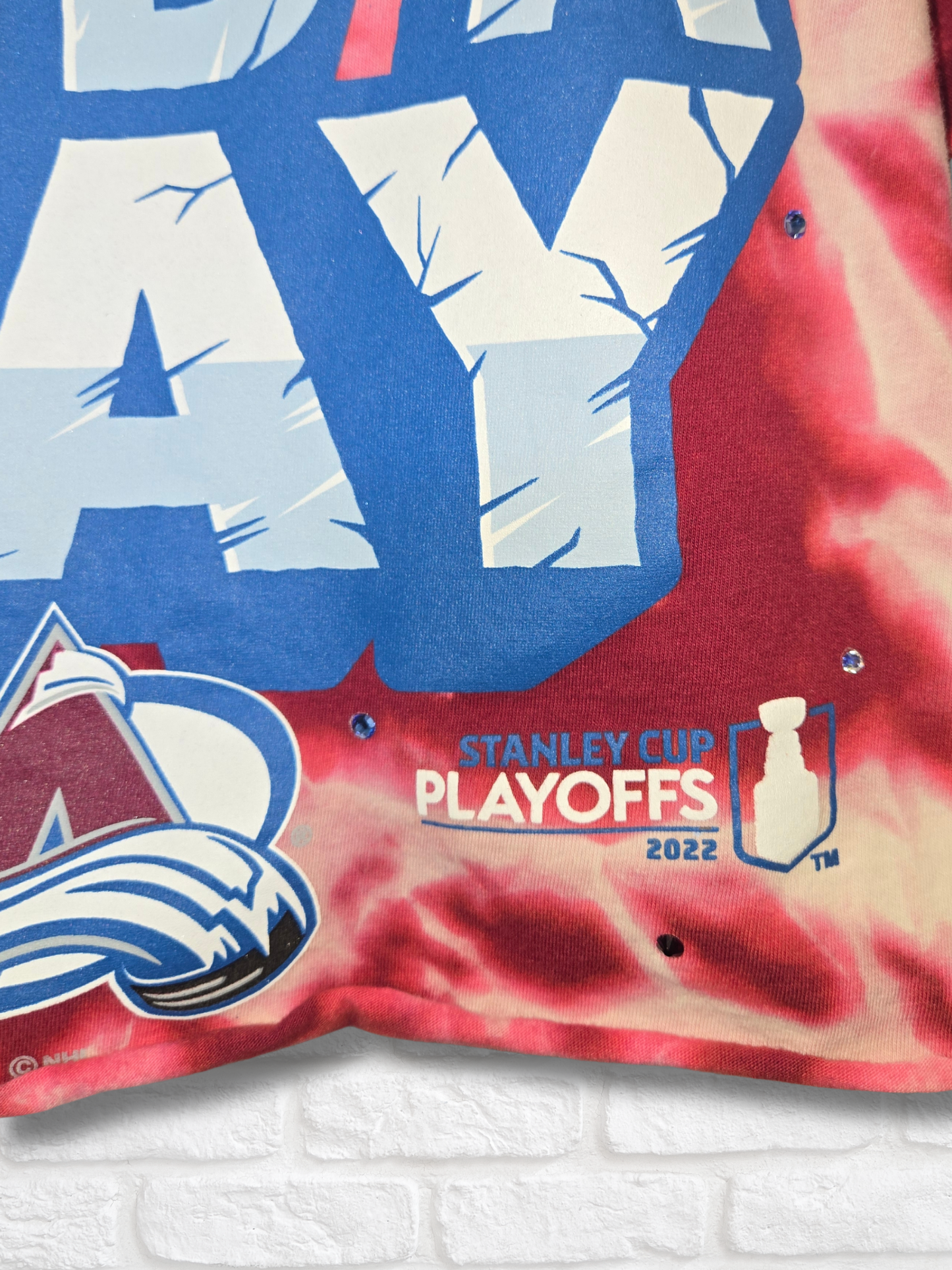 Colorado Avalanche Crop Top- Small