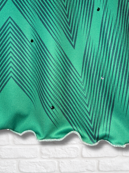 Team Mexico Ruffle Crop Top -  Large