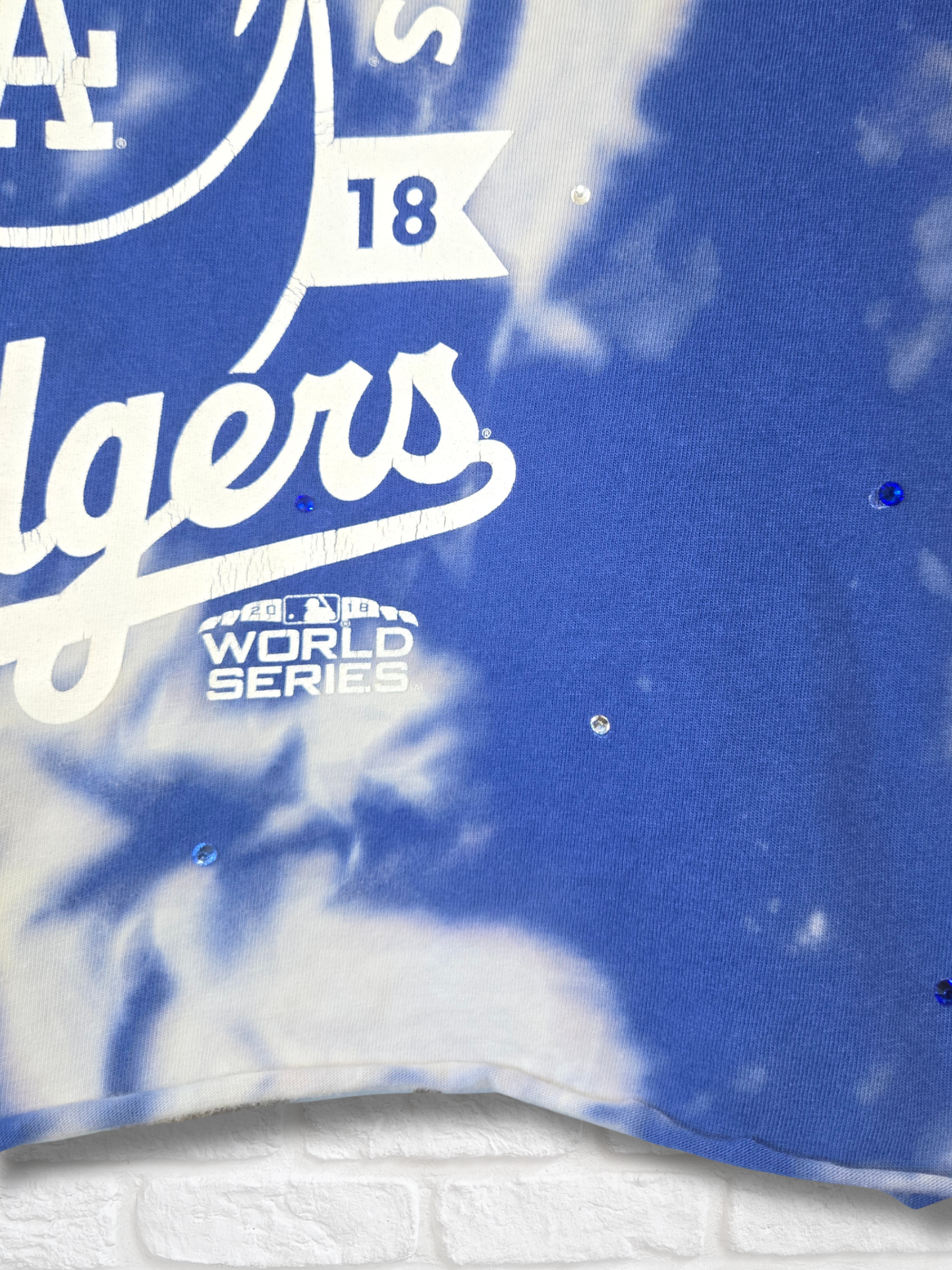 Los Angeles Dodgers Crop Top  - Large