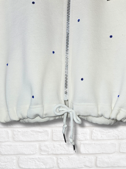Dodgers HK Crop Zip-Up Sweatshirt