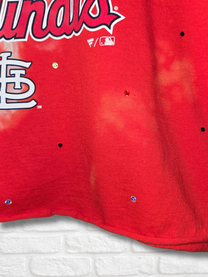 St Louis Cardinals Crop Top- Large