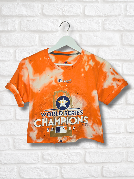 Houston Astros Crop Top- Small