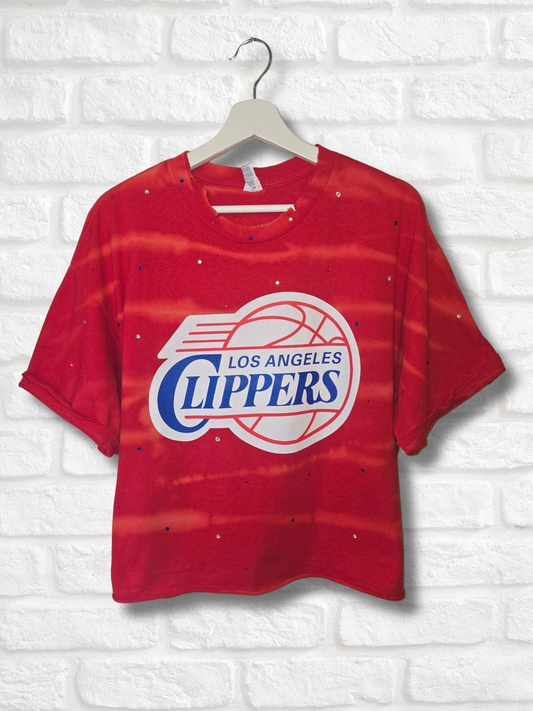 Los Angeles Clippers Crop Top- XL