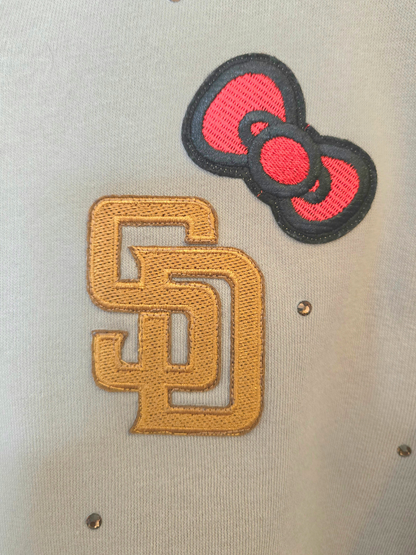 San Diego Padres HK Crop Zip-Up Sweatshirt