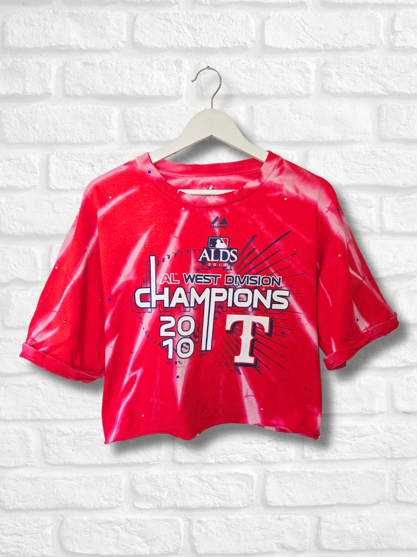 Texas Rangers Crop Top- Large