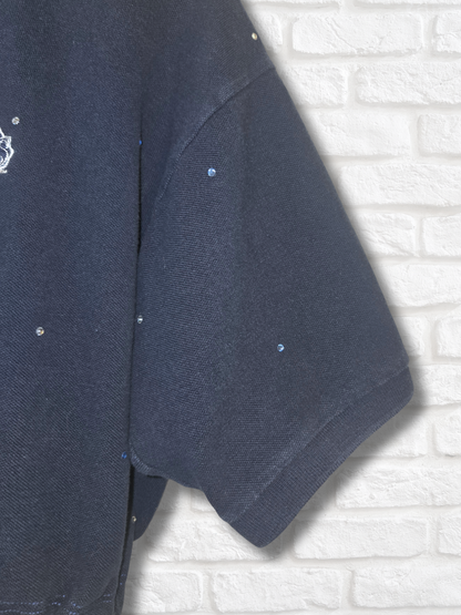 Tampa Bay Rays Crop Polo- Medium
