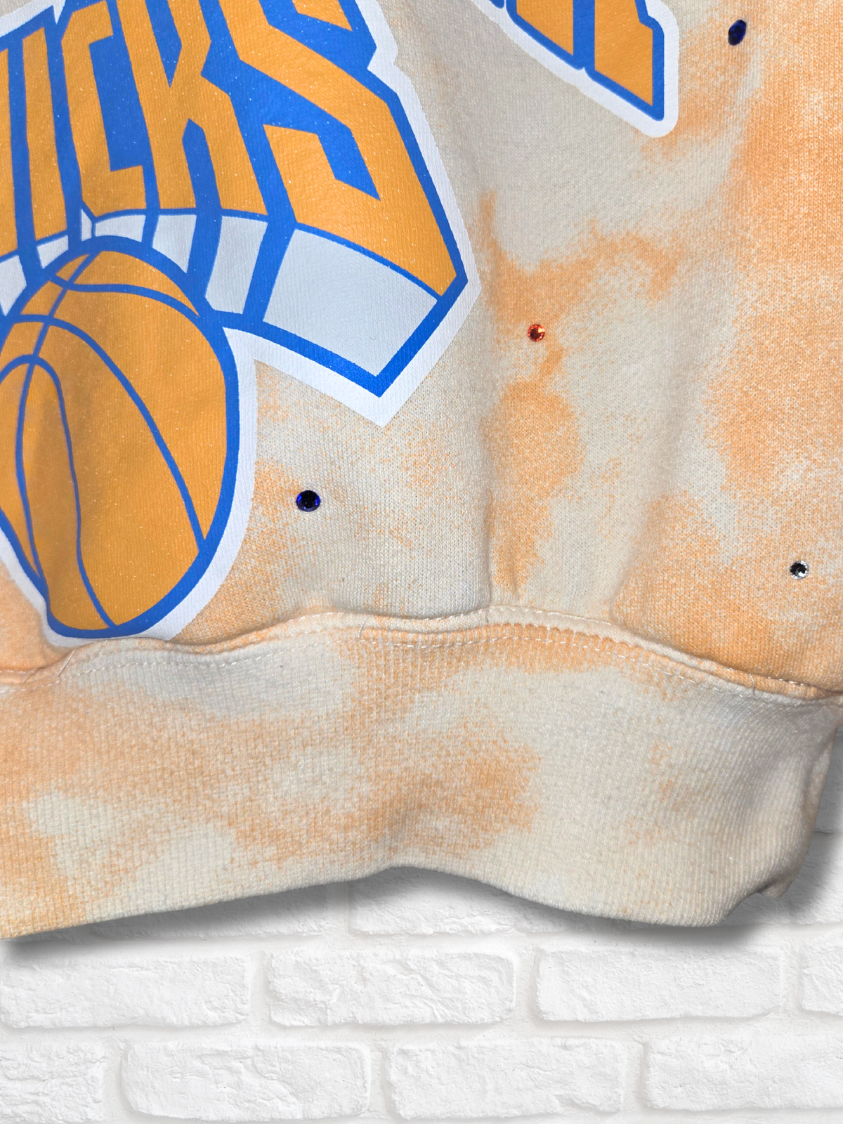 New York Knicks Crop Sweatshirt- Small