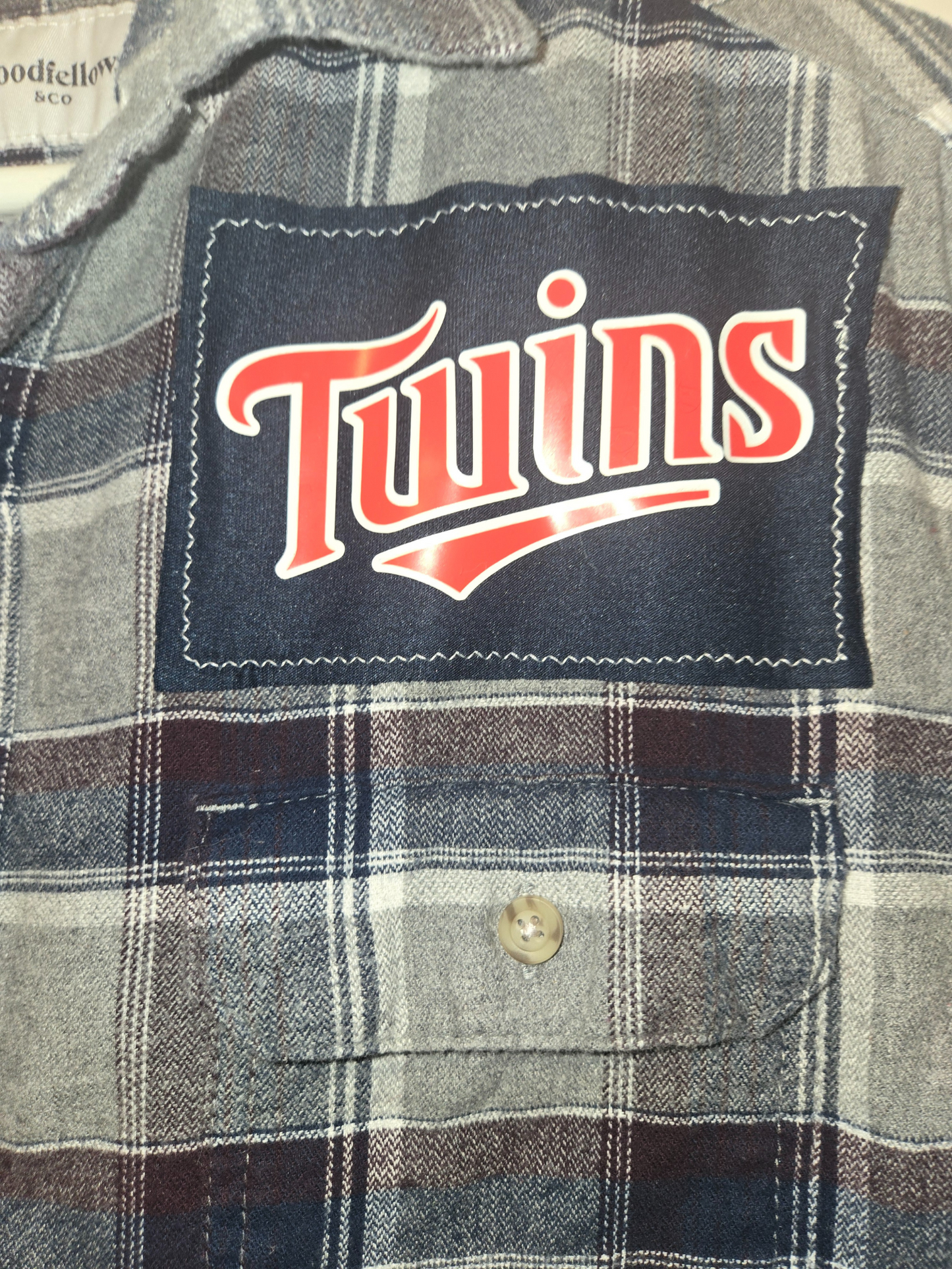 Minnesota Twins Crop Flannel