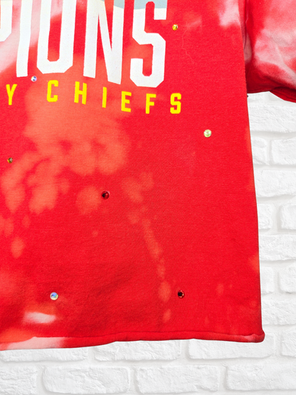 Kansas City Chiefs Crop Top- Medium