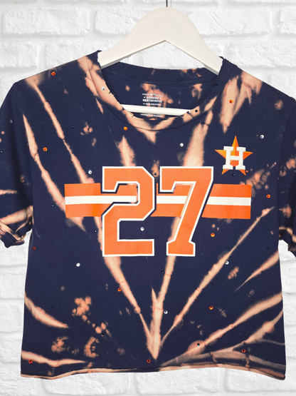 Houston Astros Crop Top- Small