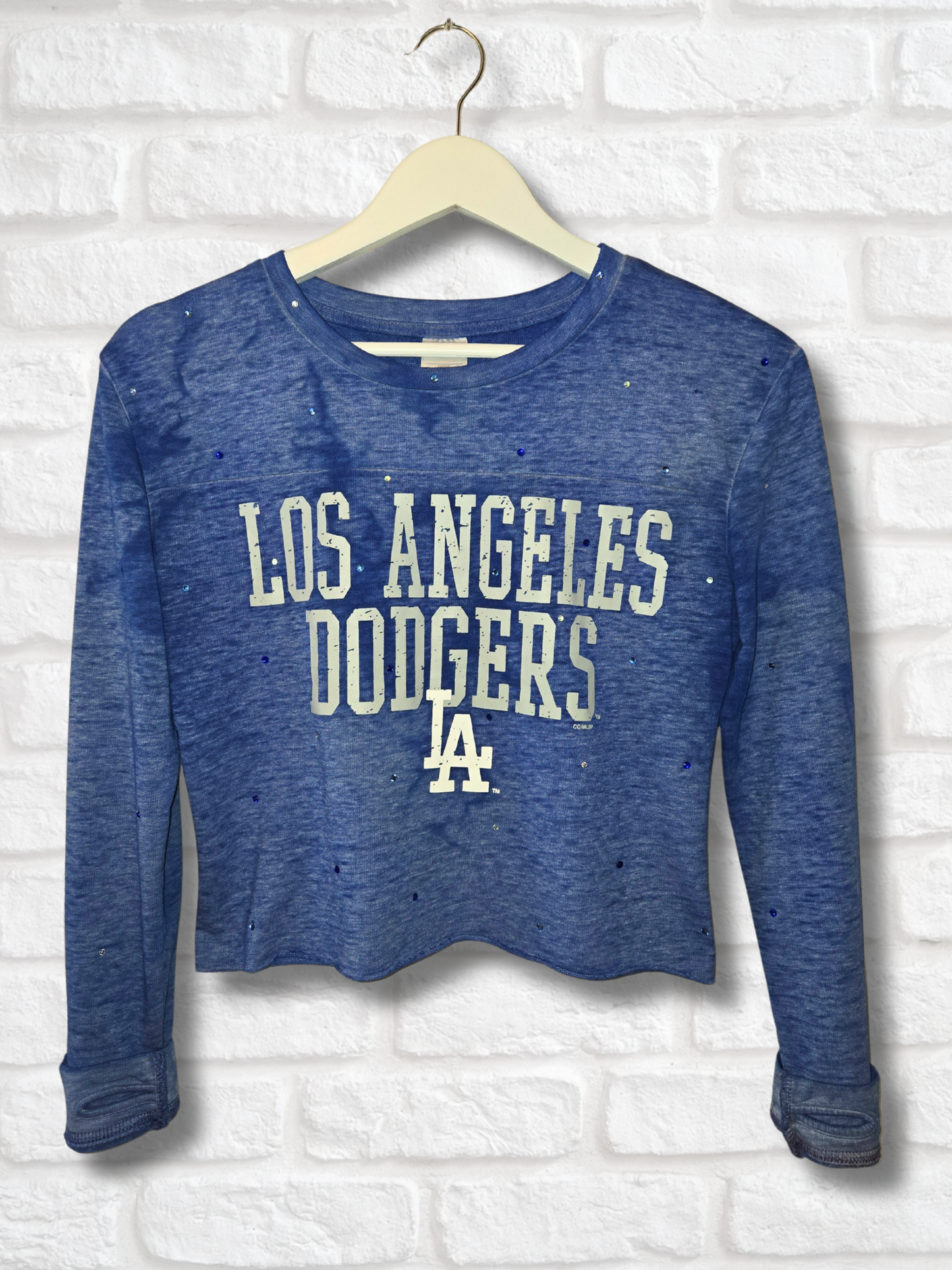 Los Angeles Dodgers Crop Top  -Small