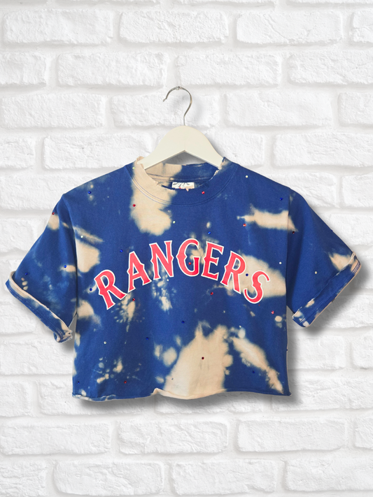 Texas Rangers Crop Top - Small