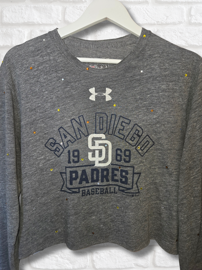 San Diego Padres Crop Top - Large