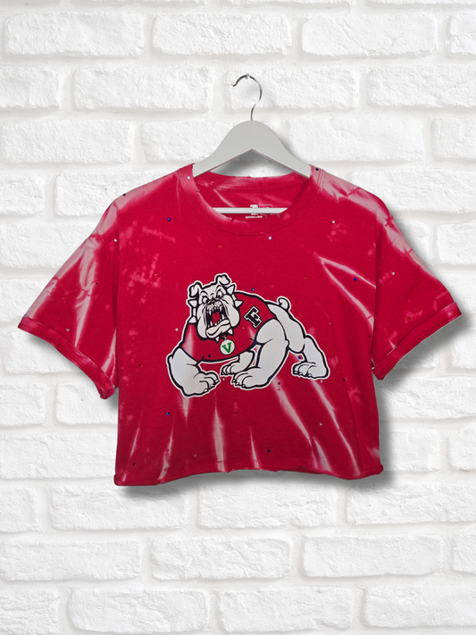 Fresno State Bulldogs Crop Top