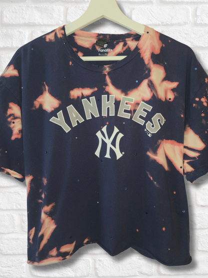 New York Yankees Crop Top- XL