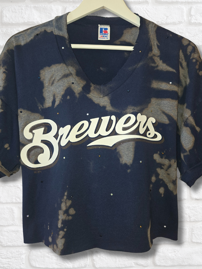 Milwaukee Brewers Crop Top- XL