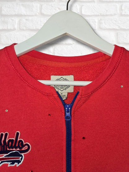 Buffalo Bills Crop Zip-Up Sweatshirt