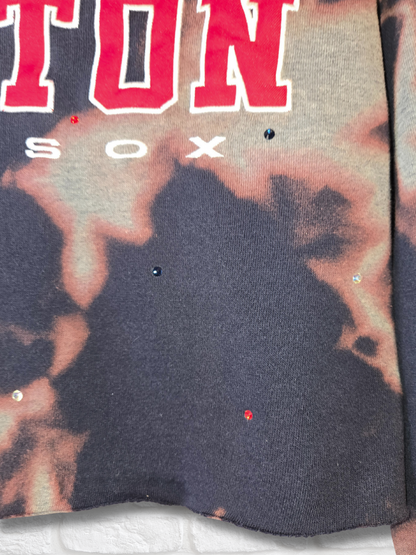 Boston Red Sox Crop Hoodie - Small
