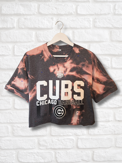 Chicago Cubs Crop Top - Large