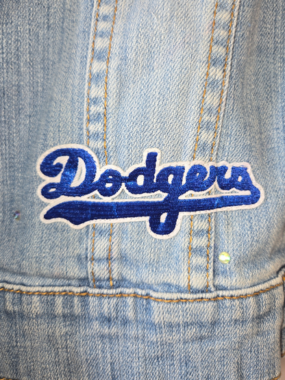 Los Angeles Dodgers Rhinestone Denim Jacket