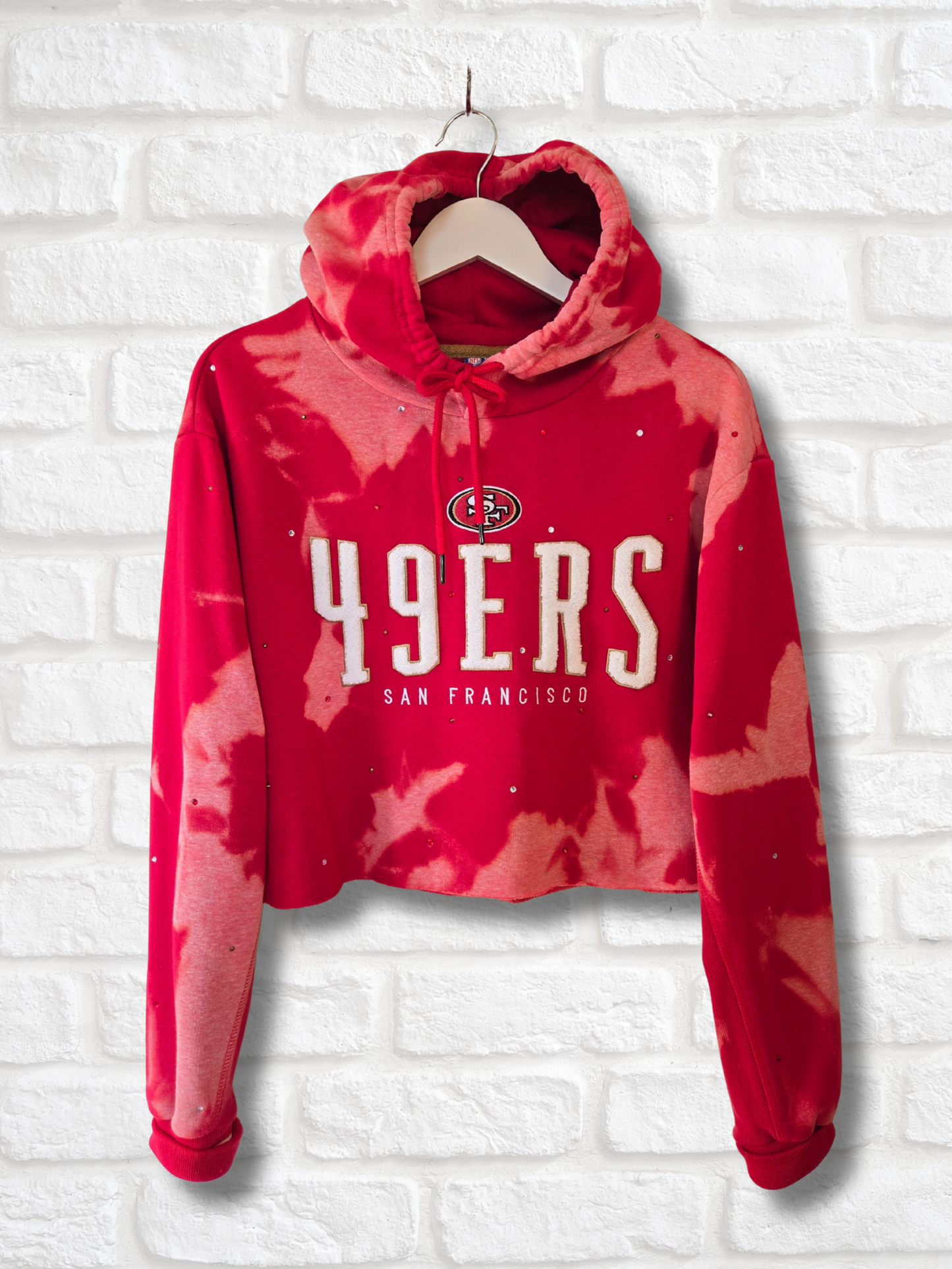 San Francisco 49ers Crop Hoodie