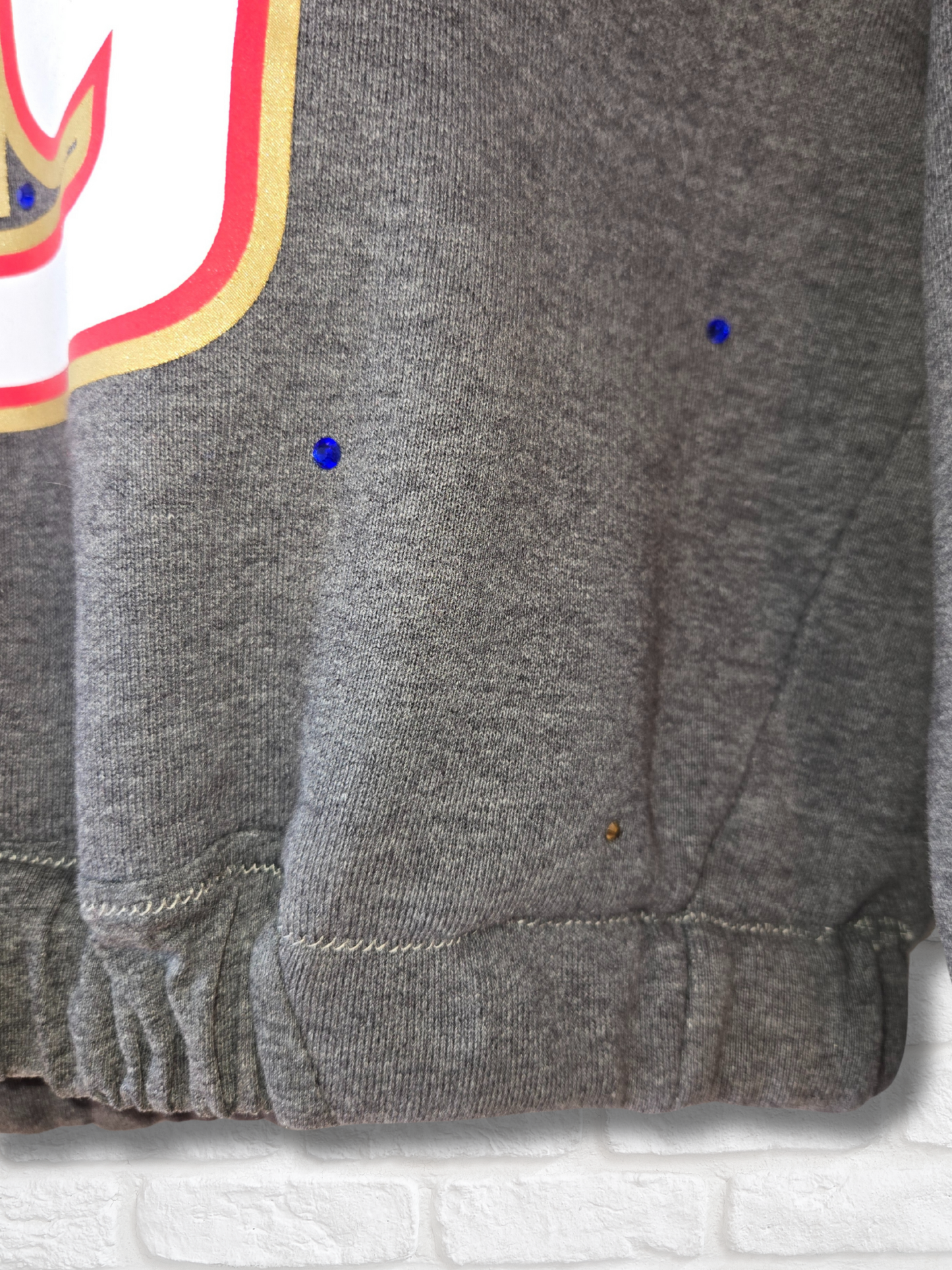 New York Giants Crop Hoodie