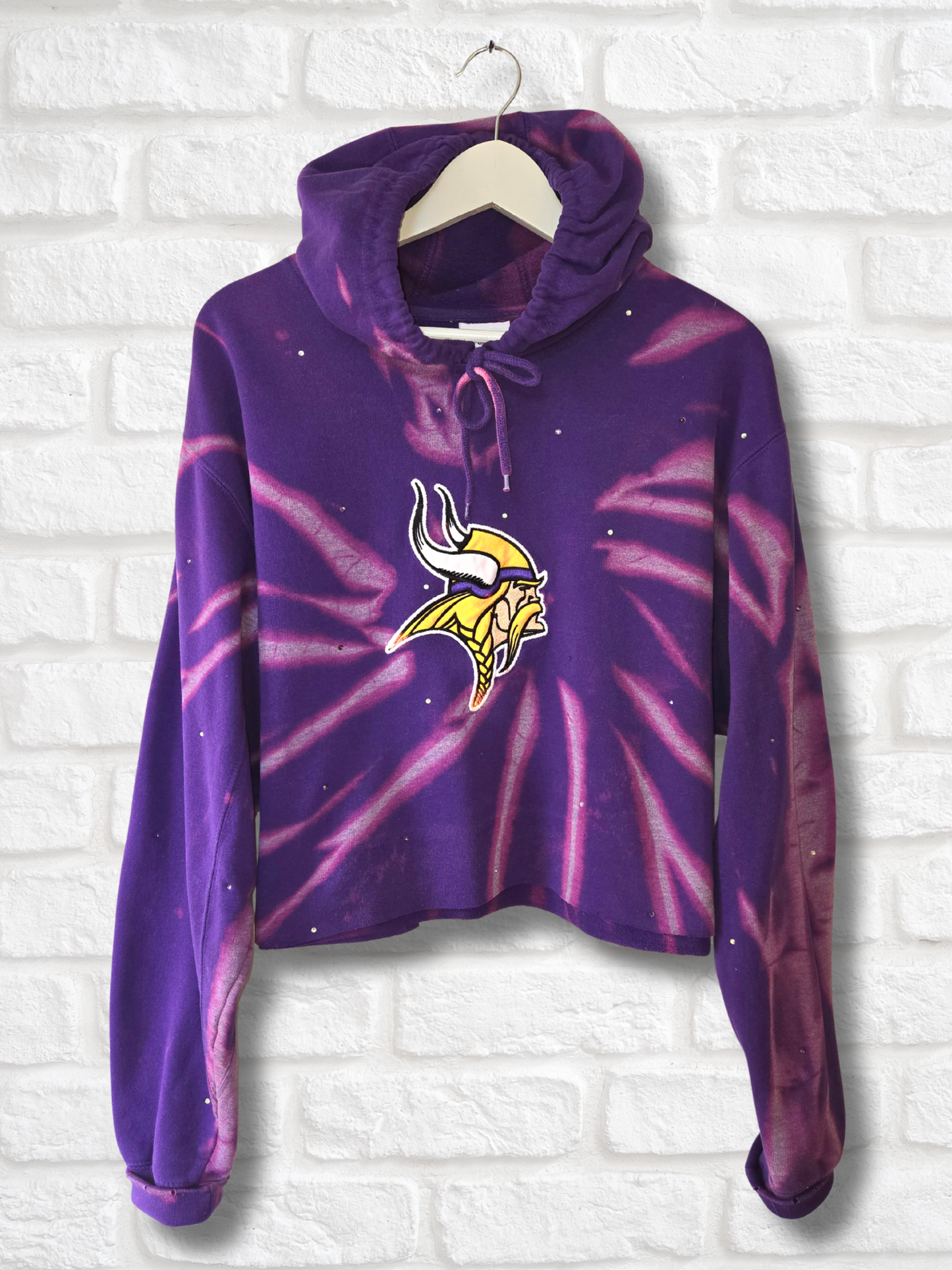 Minnesota Vikings Crop Hoodie