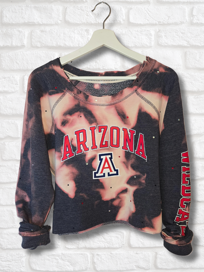 Arizona Wildcats Crop Sweatshirt