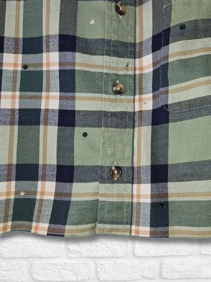 Notre Dame Crop Flannel