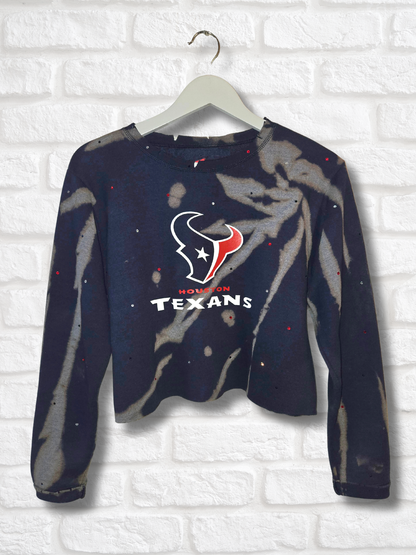 Houston Texans Crop Sweatshirt