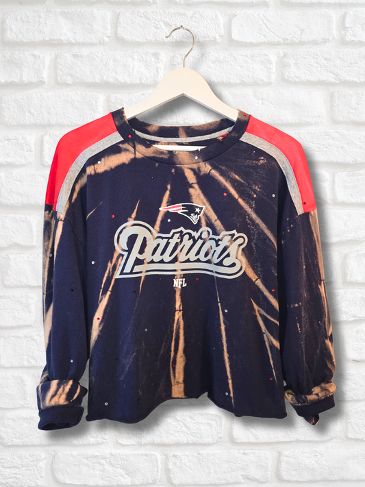 New England Patriots Crop Top