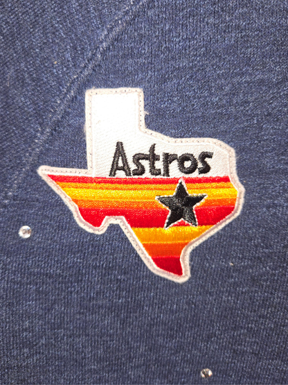 Houston Astros Crop Zip-Up Sweatshirt