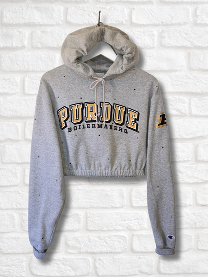 Purdue Boilermakers Cropped Hoodie